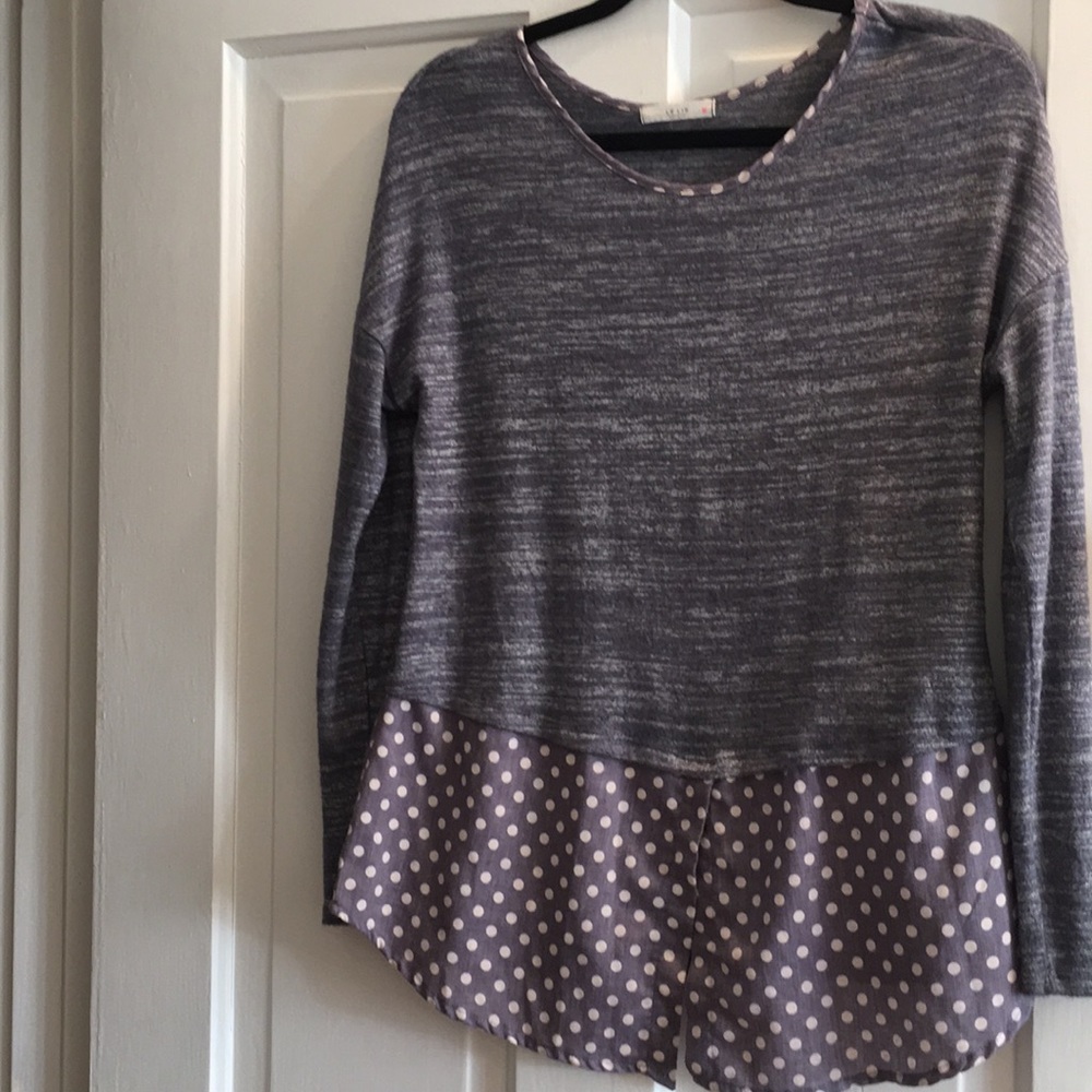 Le Lis mixed material top